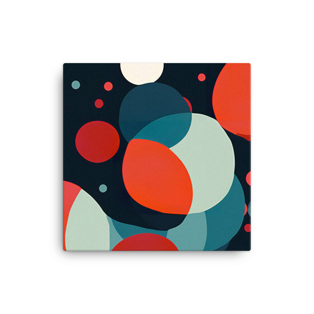 Polka dots Pattern canvas - Posterfy.AI