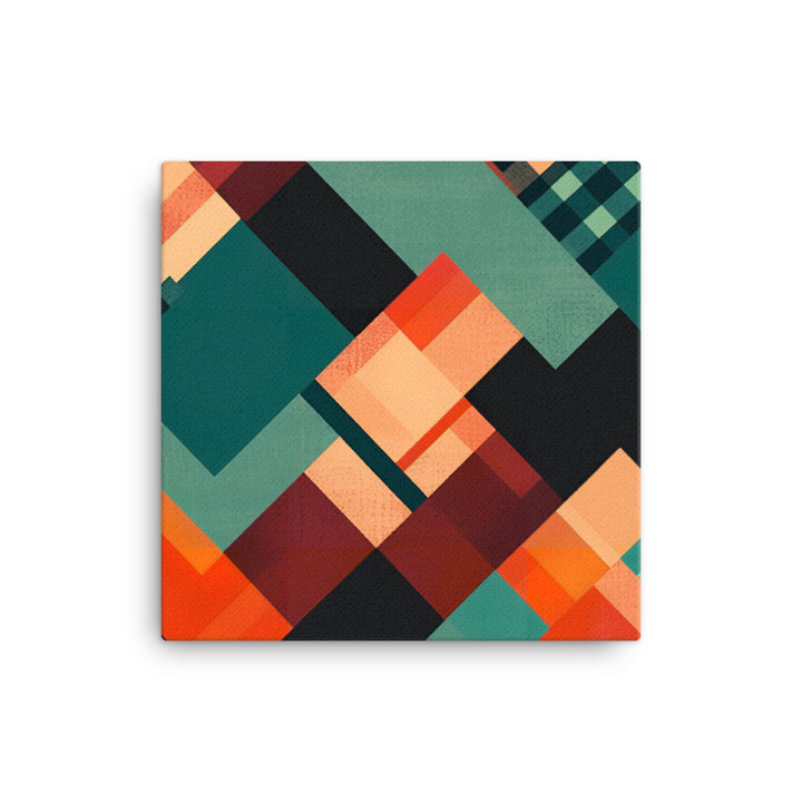 Plaid Pattern canvas - Posterfy.AI