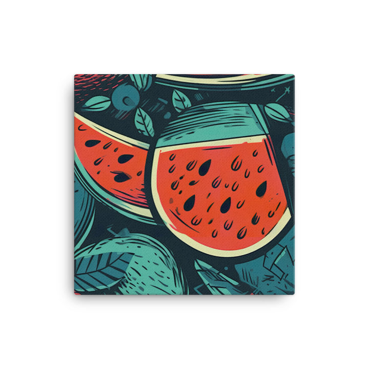 Watermelons Pattern canvas - Posterfy.AI