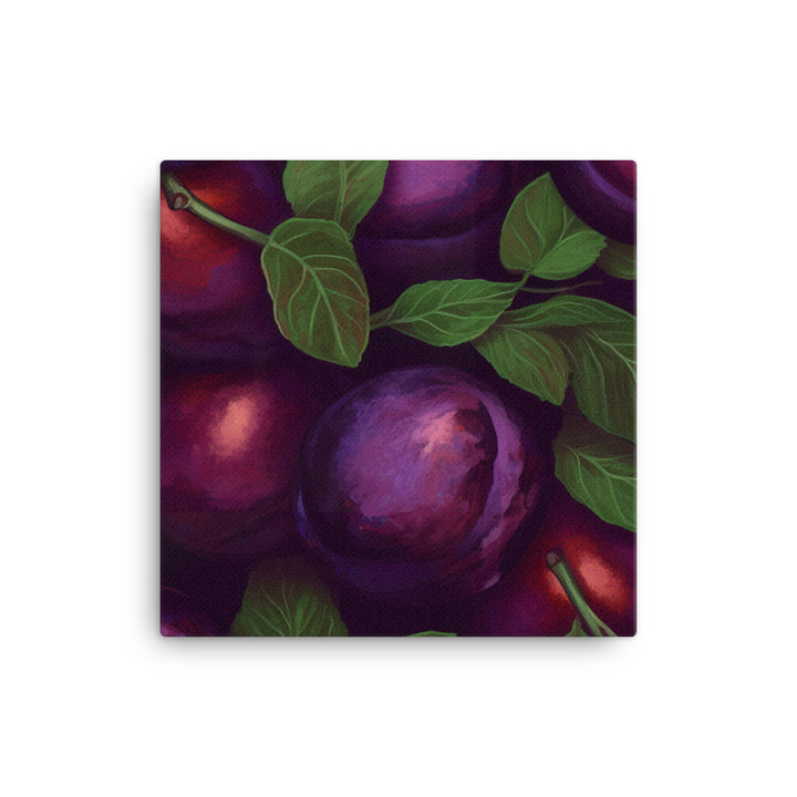 Plums Pattern canvas - Posterfy.AI