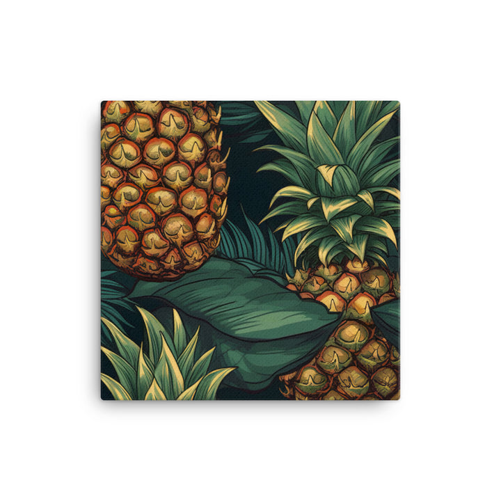 Pineapples Pattern canvas - Posterfy.AI