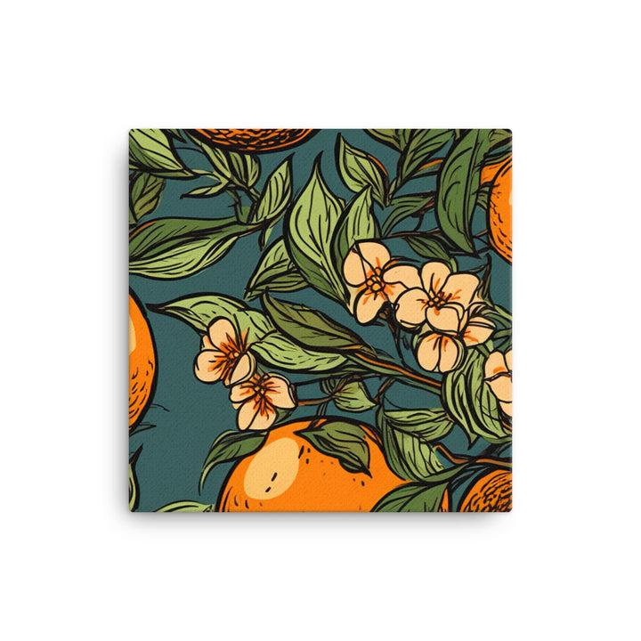 Oranges Pattern canvas - Posterfy.AI