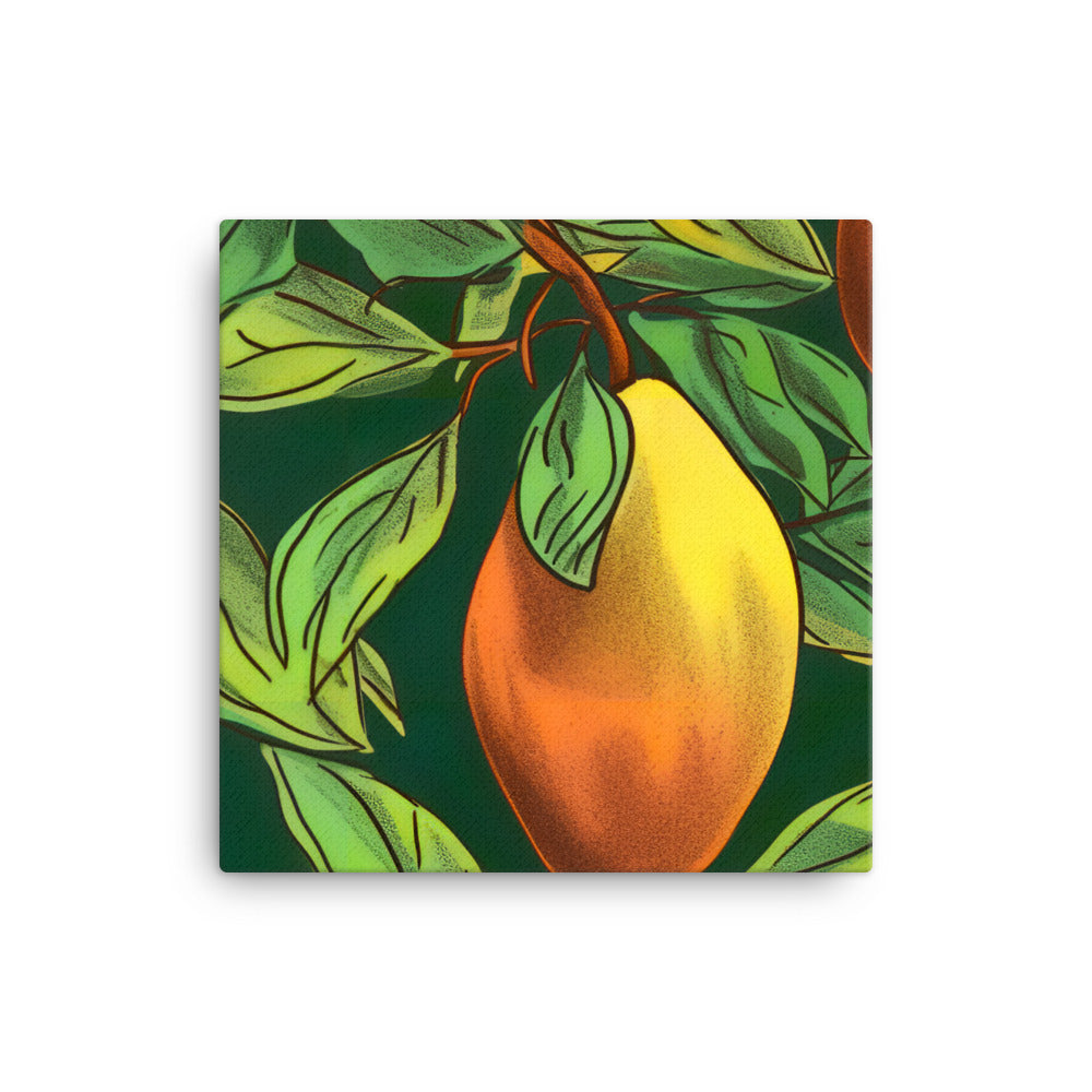 Mangoes Pattern canvas - Posterfy.AI