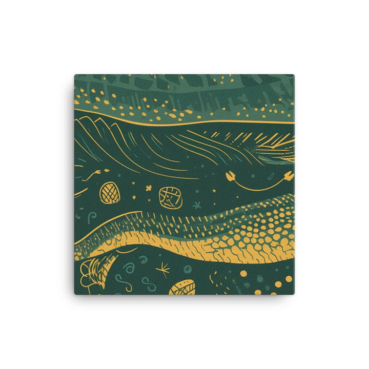 Reptile Pattern canvas - Posterfy.AI