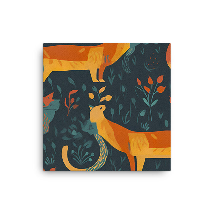 Animal Pattern canvas - Posterfy.AI
