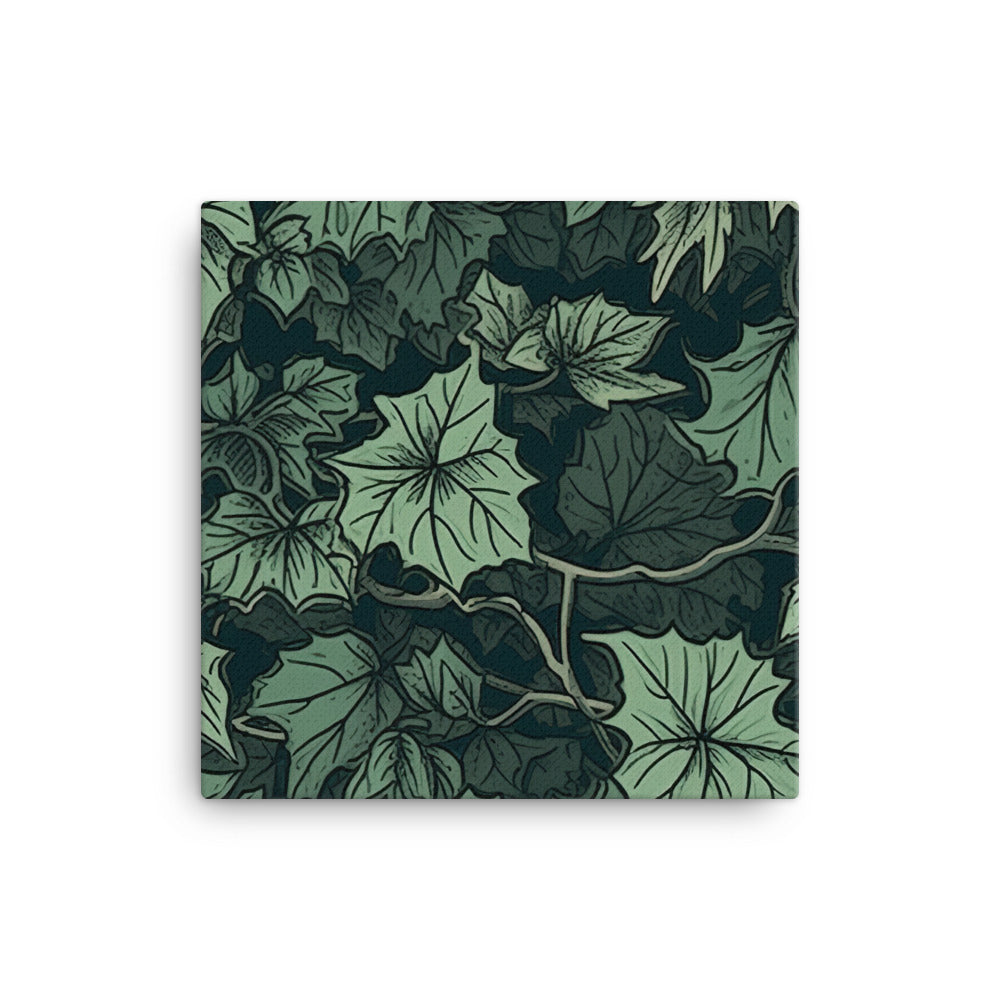 Ivy Pattern canvas - Posterfy.AI