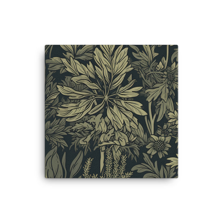 Herb Pattern canvas - Posterfy.AI