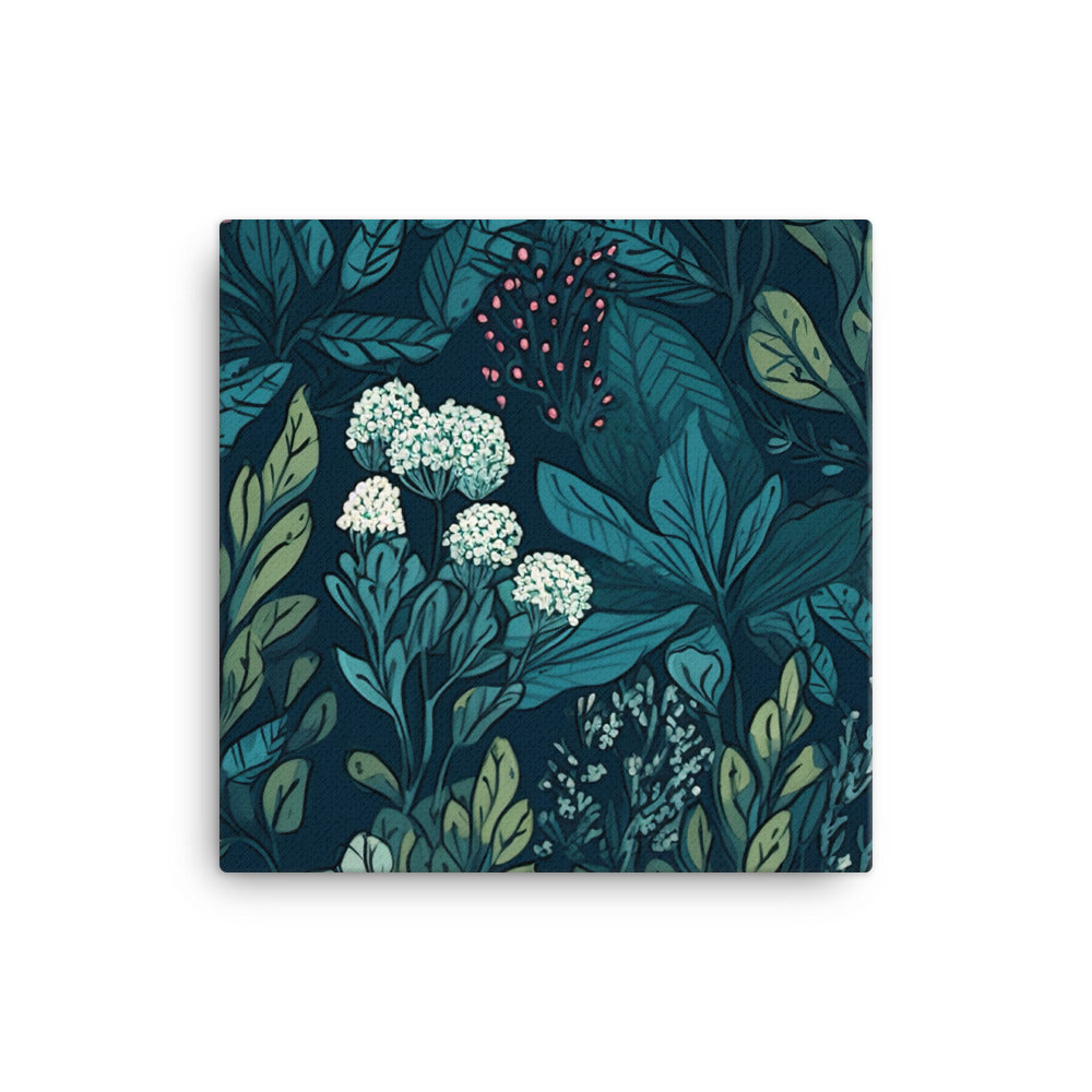 Botanical Pattern canvas - Posterfy.AI