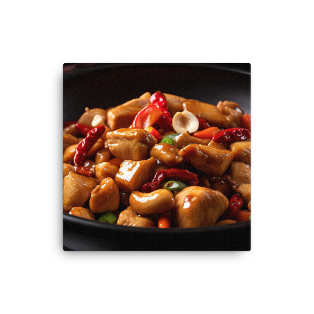 Kung Pao Chicken 宮保雞丁 canvas - Posterfy.AI