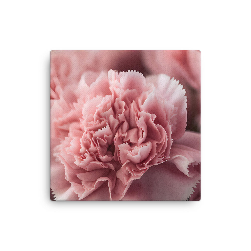 Delicate Pink Carnations canvas - Posterfy.AI
