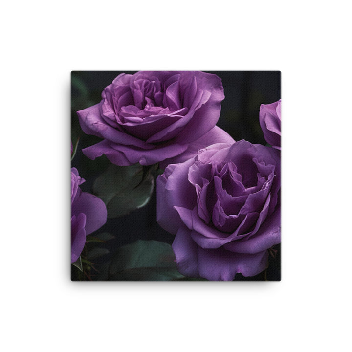 Regal Purple Roses canvas - Posterfy.AI