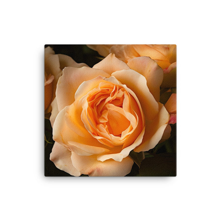 Lively Orange Roses canvas - Posterfy.AI