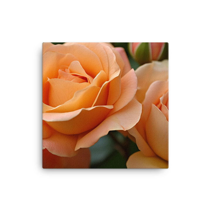 Lively Orange Roses canvas - Posterfy.AI