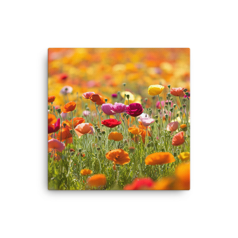 Flower Power canvas - Posterfy.AI