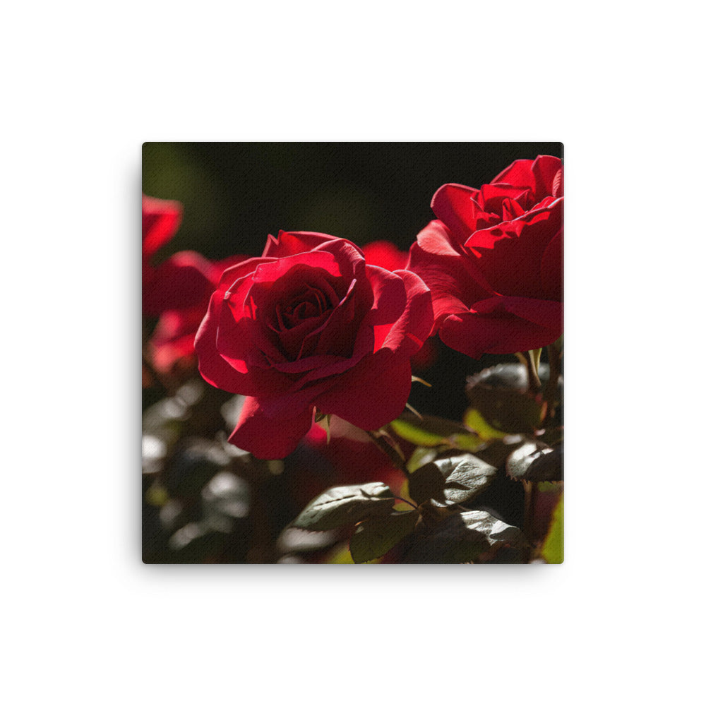 A Sea of Red Roses canvas - Posterfy.AI