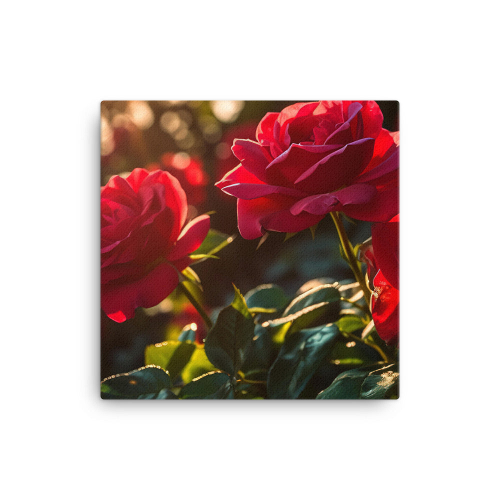 A Sea of Red Roses canvas - Posterfy.AI