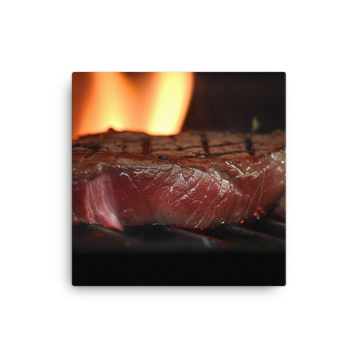 Sizzling Grill canvas - Posterfy.AI