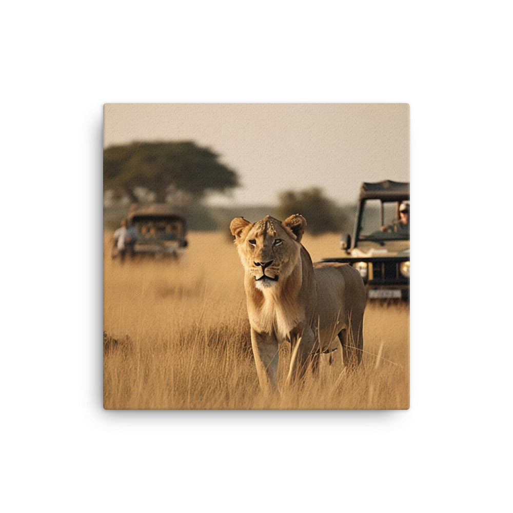 African Safari Adventure canvas - Posterfy.AI