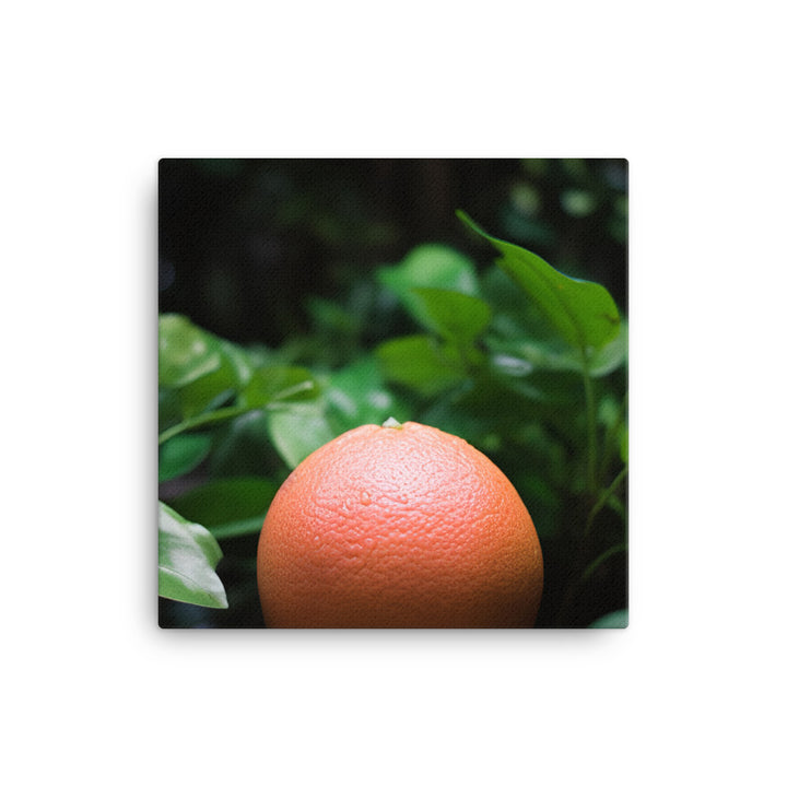 Grapefruit and Greens canvas - Posterfy.AI