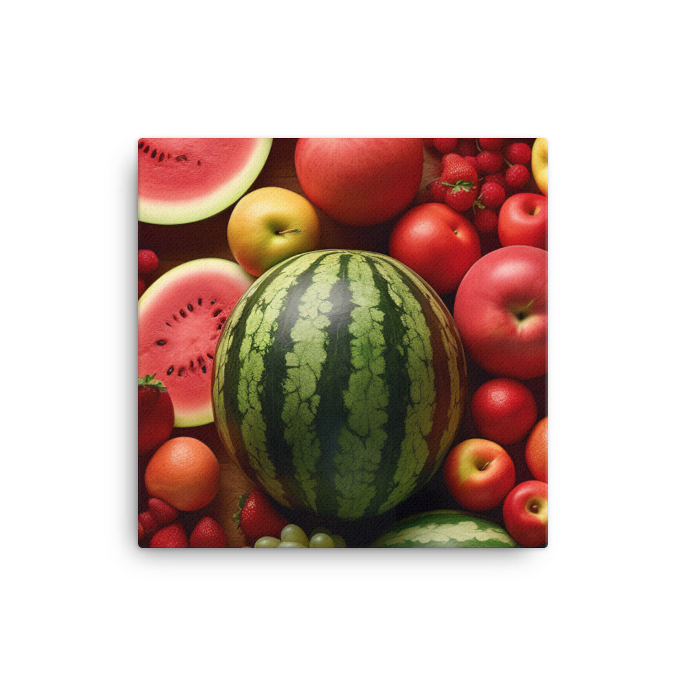 Watermelon Fruitscape canvas - Posterfy.AI