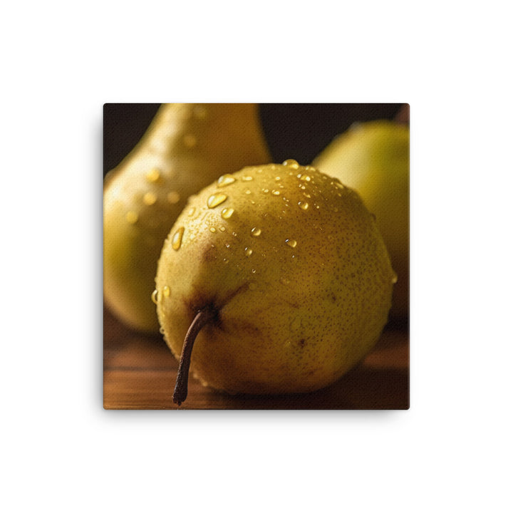 Golden Delicious Pears canvas - Posterfy.AI