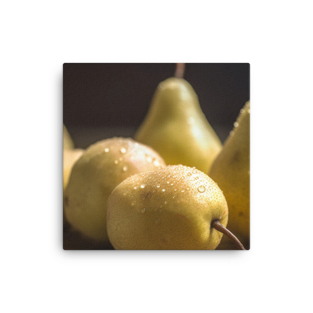 Golden Delicious Pears canvas - Posterfy.AI