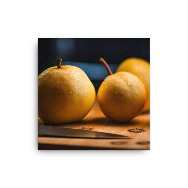 Asian Pears canvas - Posterfy.AI