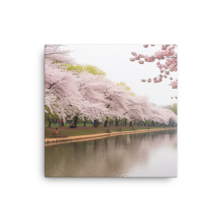 Cherry Blossom Dreams canvas - Posterfy.AI