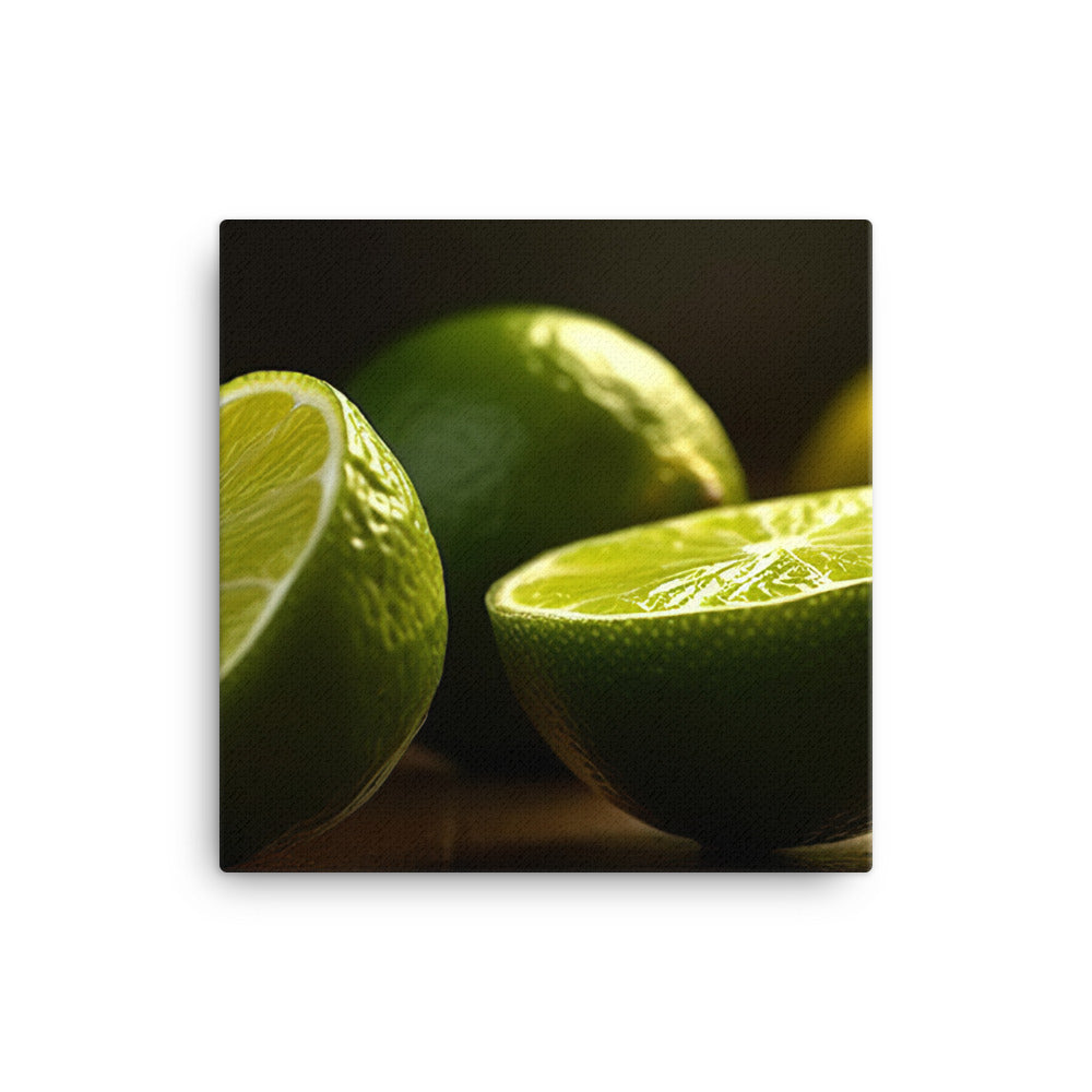 Zesty Limes canvas - Posterfy.AI