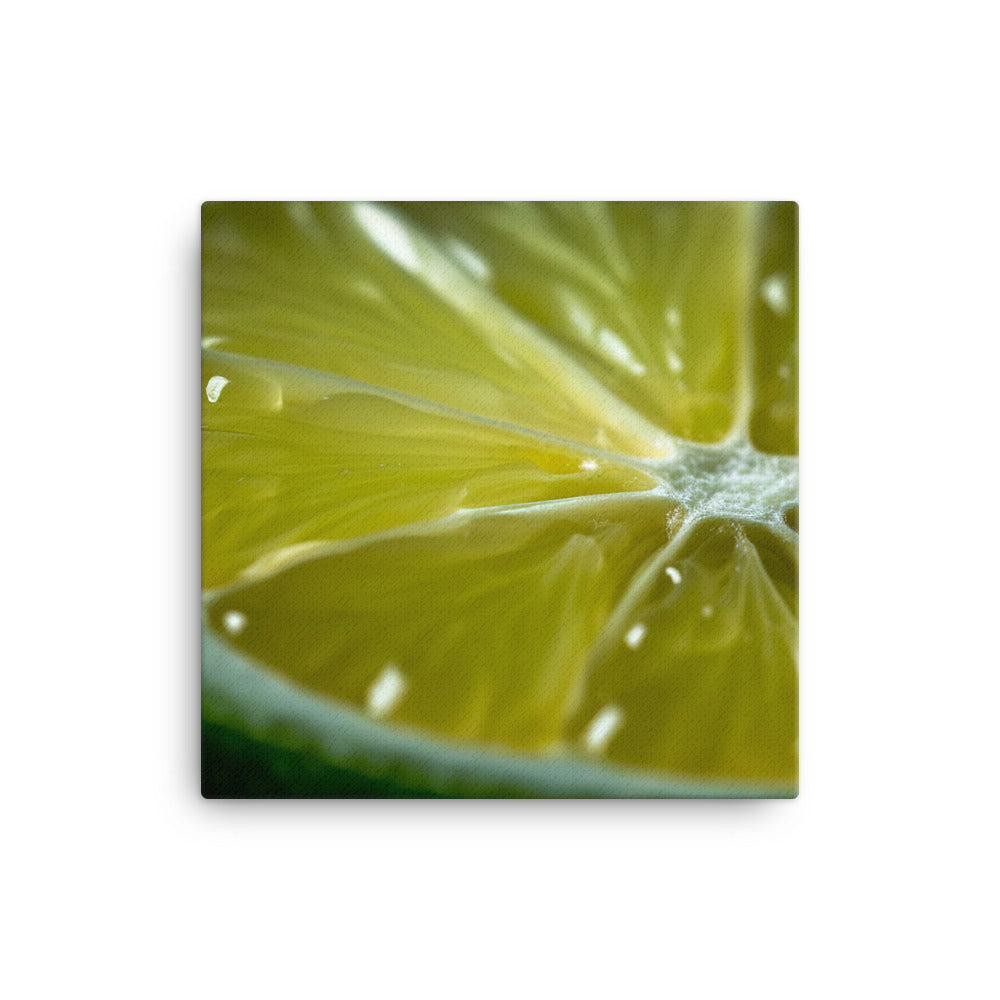 Lime Slice canvas - Posterfy.AI