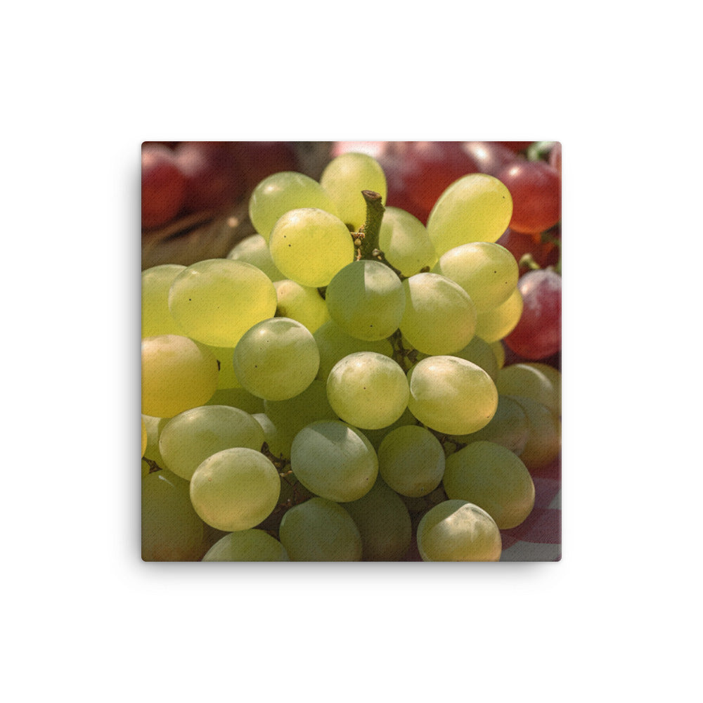 Fresh Grapes canvas - Posterfy.AI