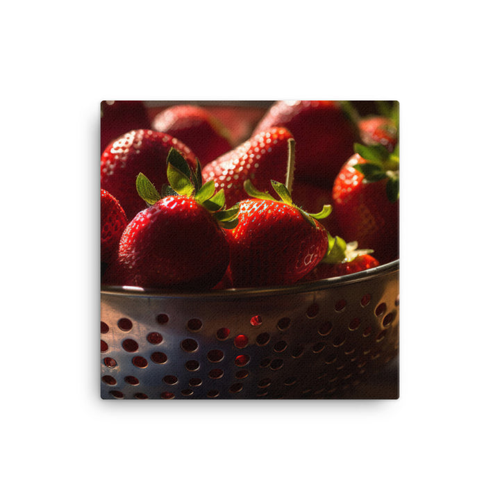 Strawberry canvas - Posterfy.AI