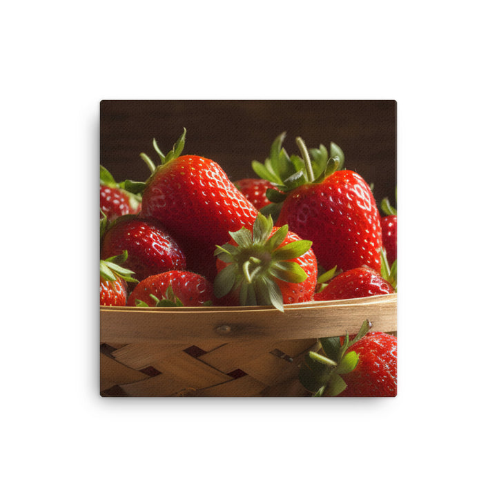 Strawberry canvas - Posterfy.AI