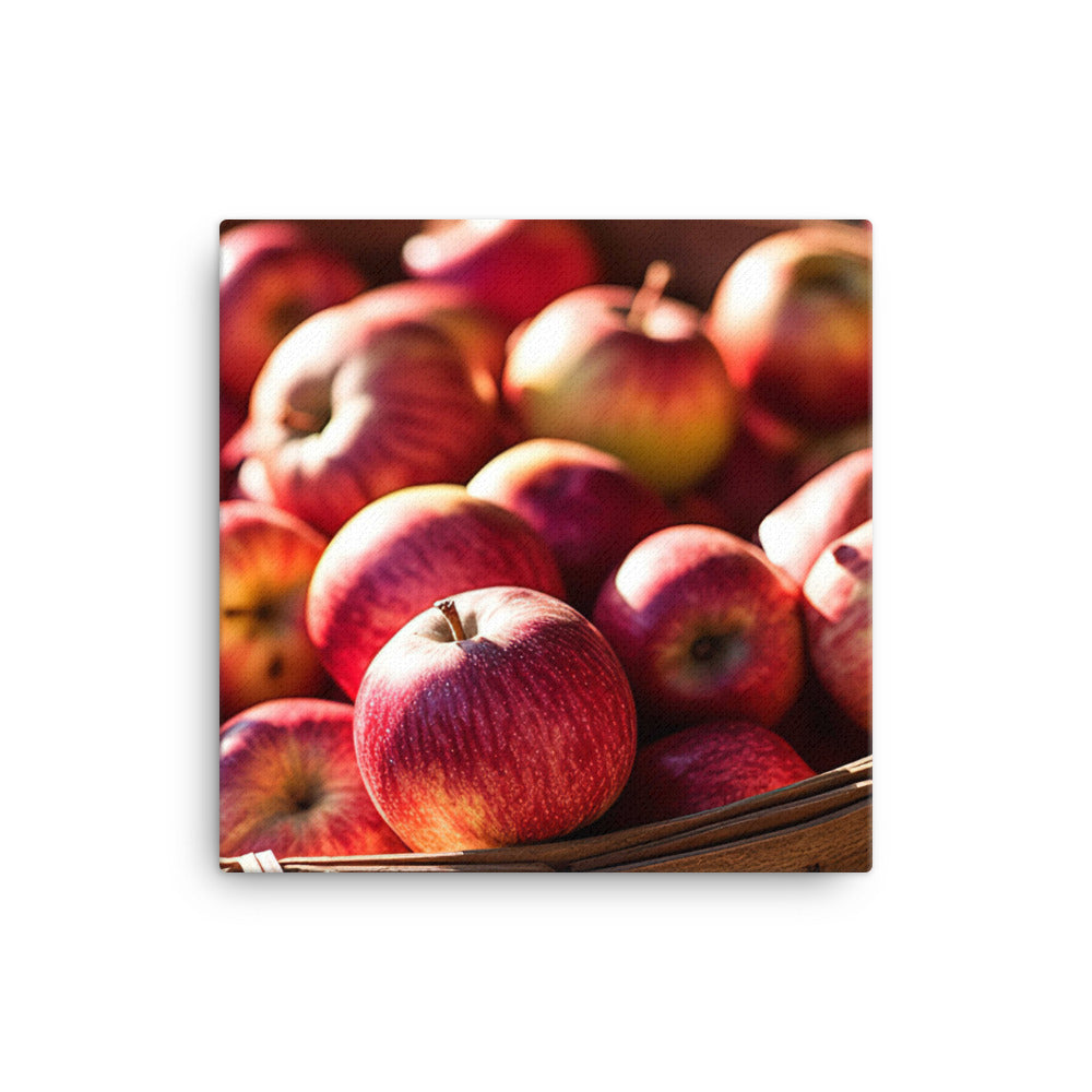 The Beauty of Fresh Apples canvas - Posterfy.AI