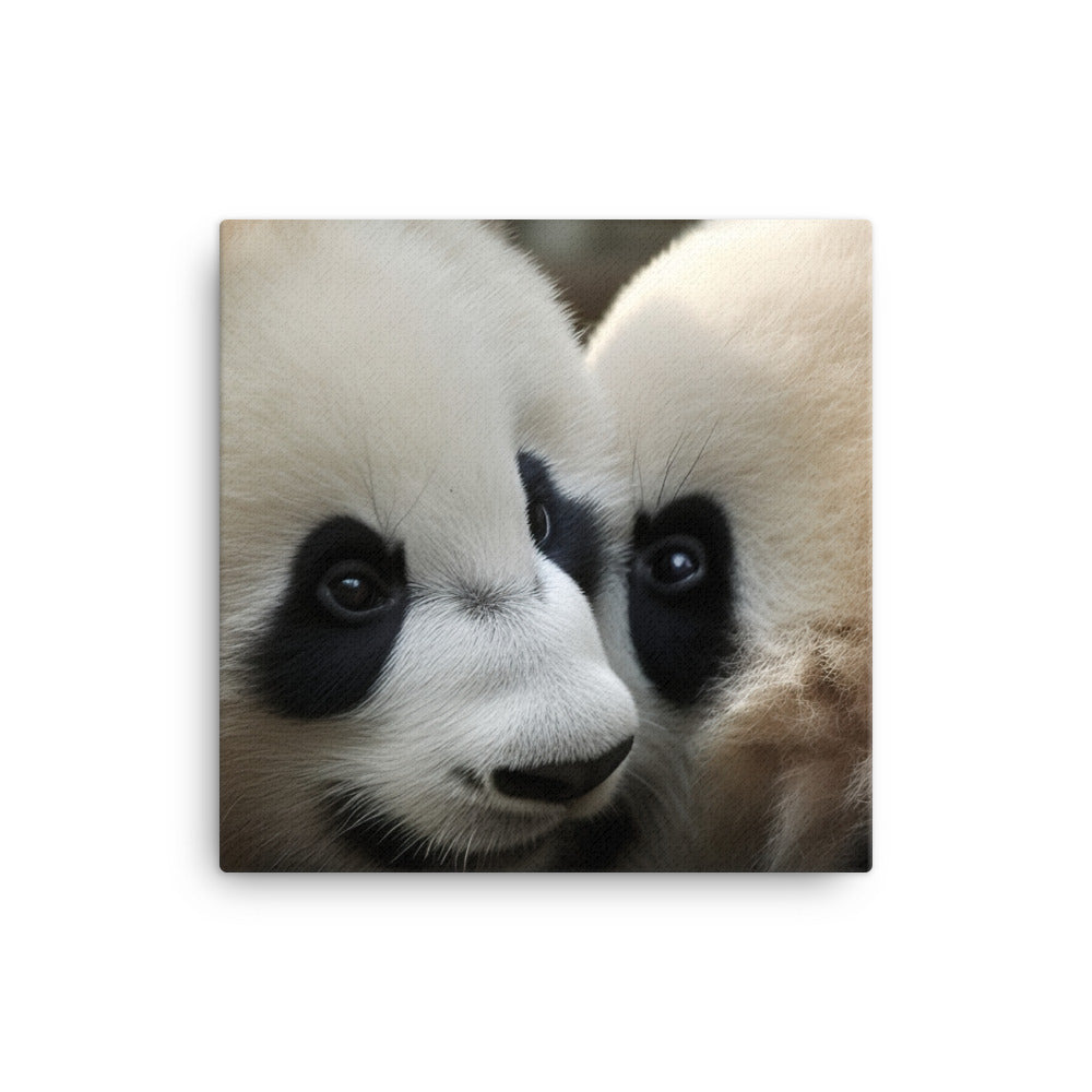 Panda Love canvas - Posterfy.AI