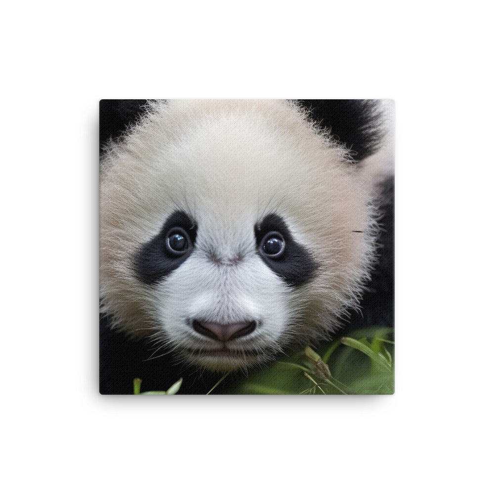 Adorable Panda Cub canvas - Posterfy.AI