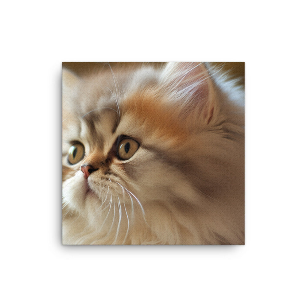 Fluffy Persian Kitten canvas - Posterfy.AI