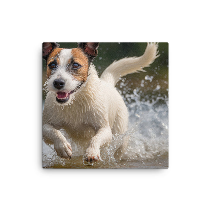 Jack Russell Terriers Comical Expression canvas - Posterfy.AI