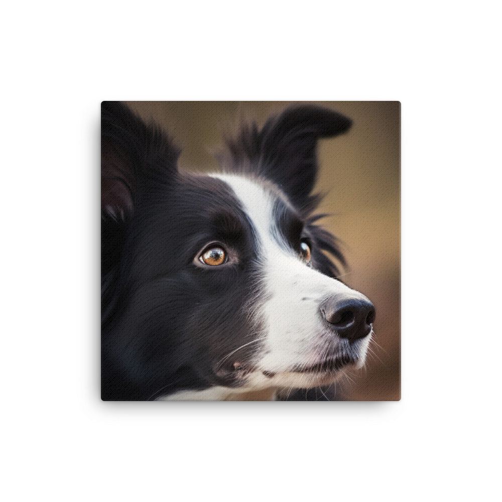 Majestic Border Collie Portrait canvas - Posterfy.AI