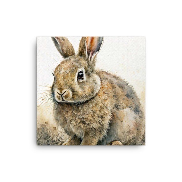Rabbit in watercolour canvas - Posterfy.AI
