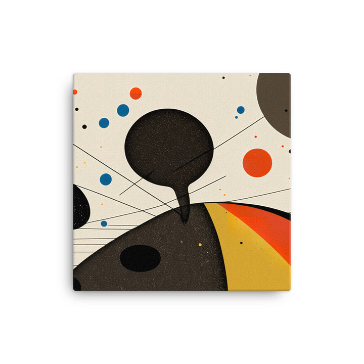 Mouse in abstract simple style canvas - Posterfy.AI