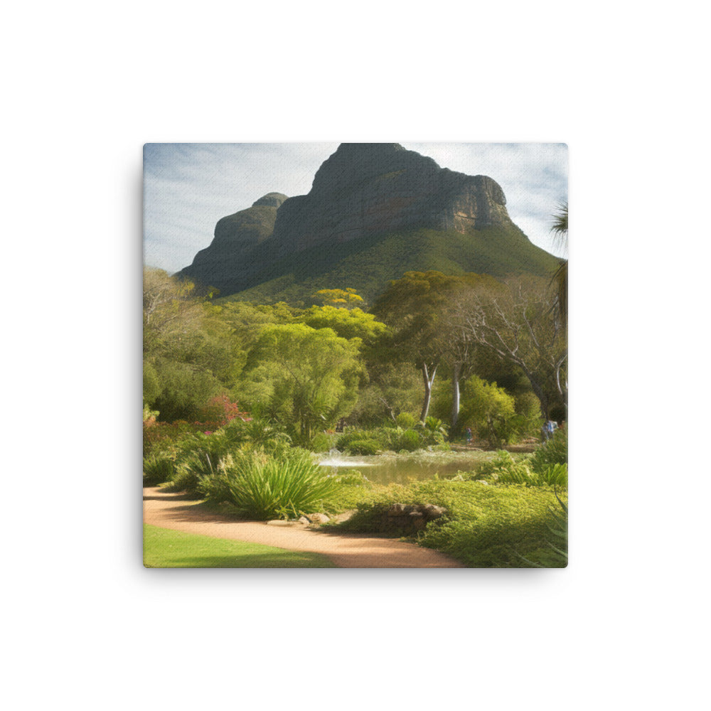 Capture the Serenity of Kirstenbosch Botanical Garden canvas - Posterfy.AI