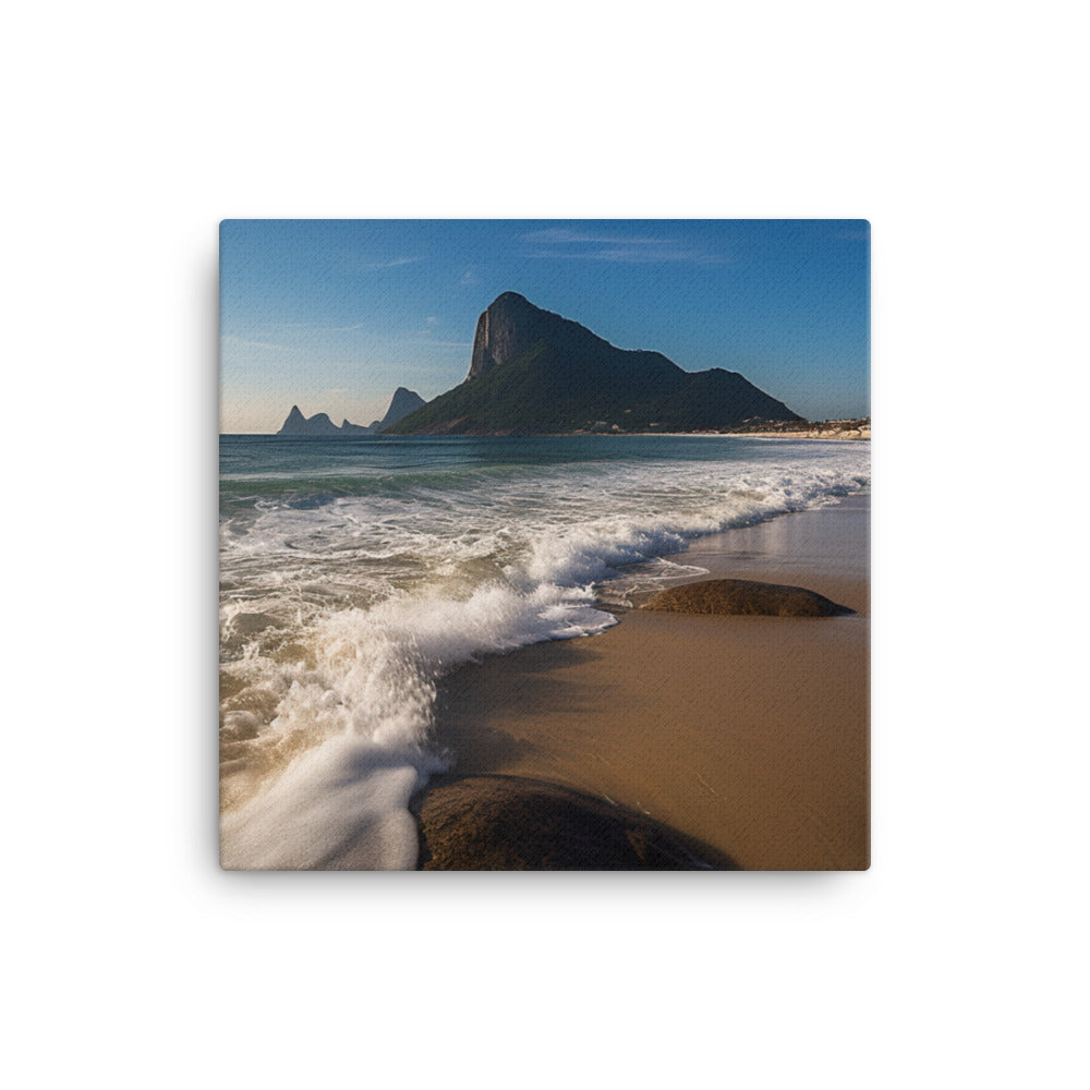 Pristine Beaches of Rio canvas - Posterfy.AI