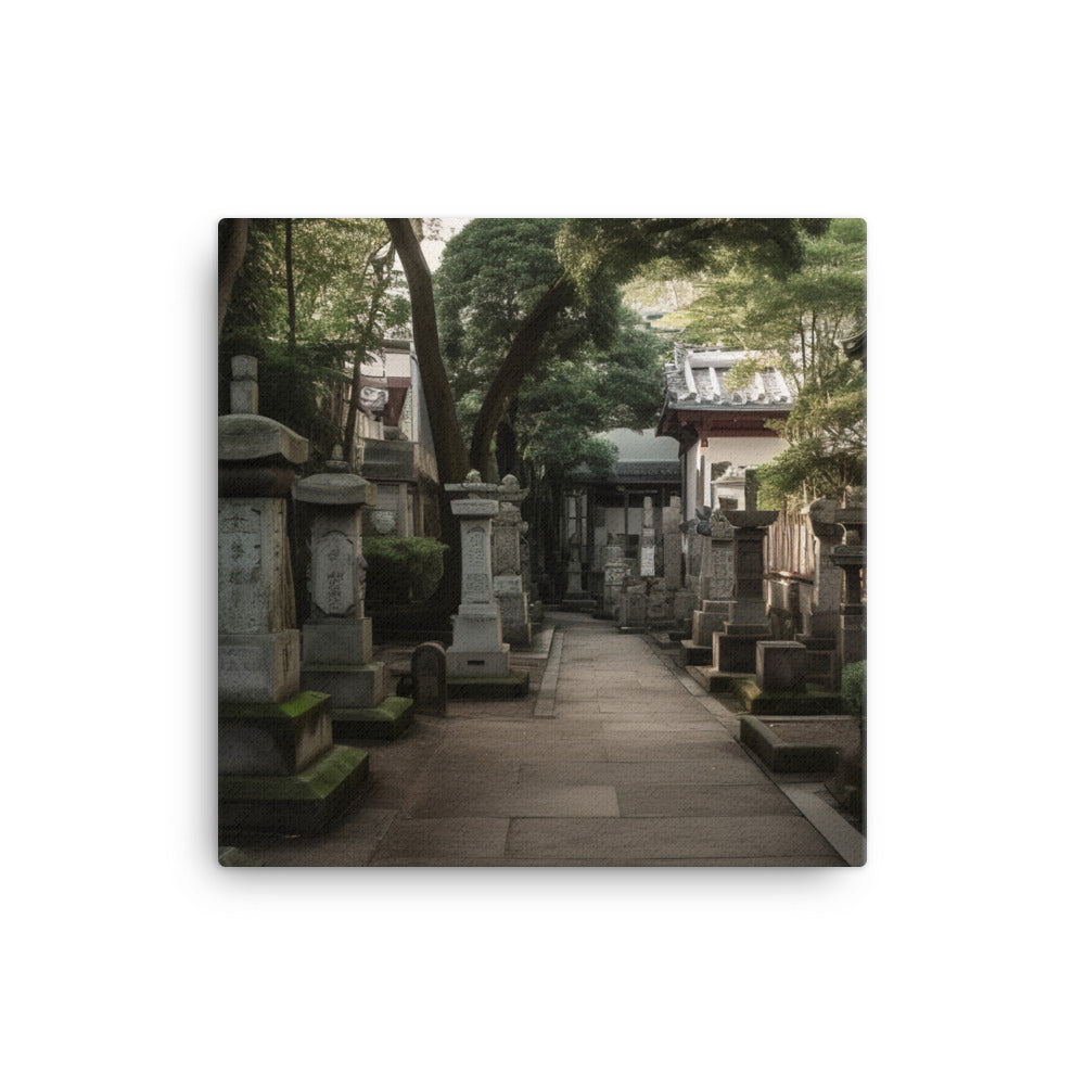 The Tranquil Side of Tokyo canvas - Posterfy.AI