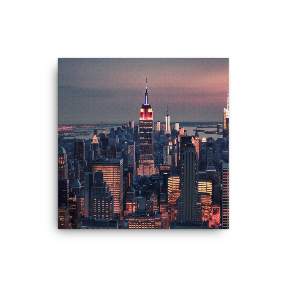 New York City Skyline canvas - Posterfy.AI
