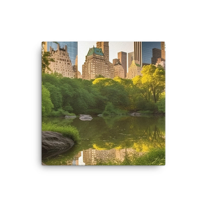 Central Park - A serene oasis in the heart of the city canvas - Posterfy.AI