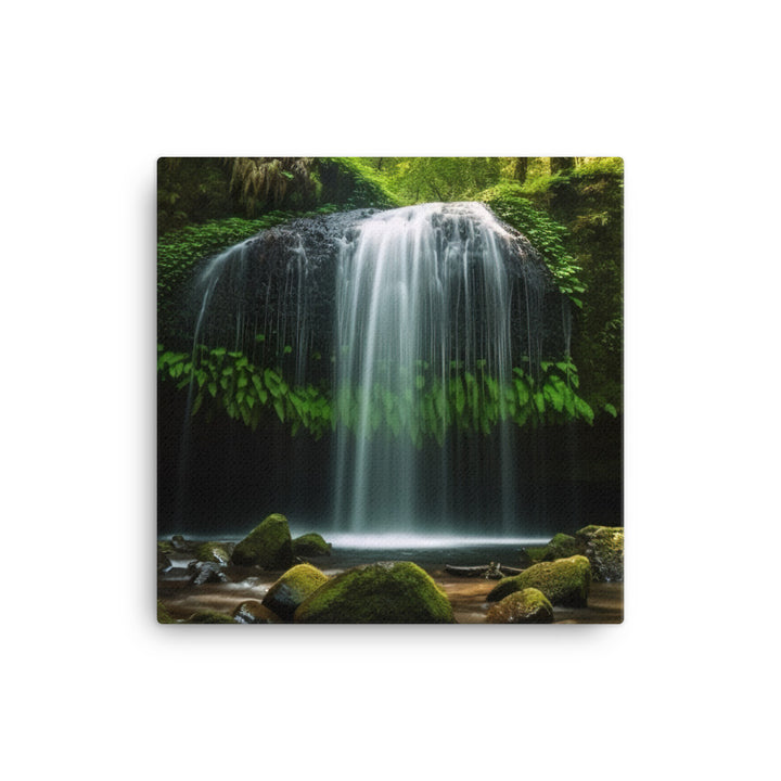 The Majestic Waterfall canvas - Posterfy.AI