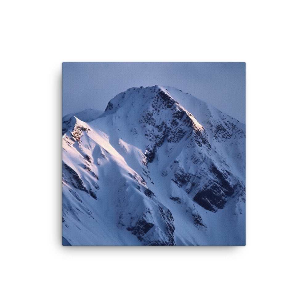 Snowy Mountain Peak canvas - Posterfy.AI