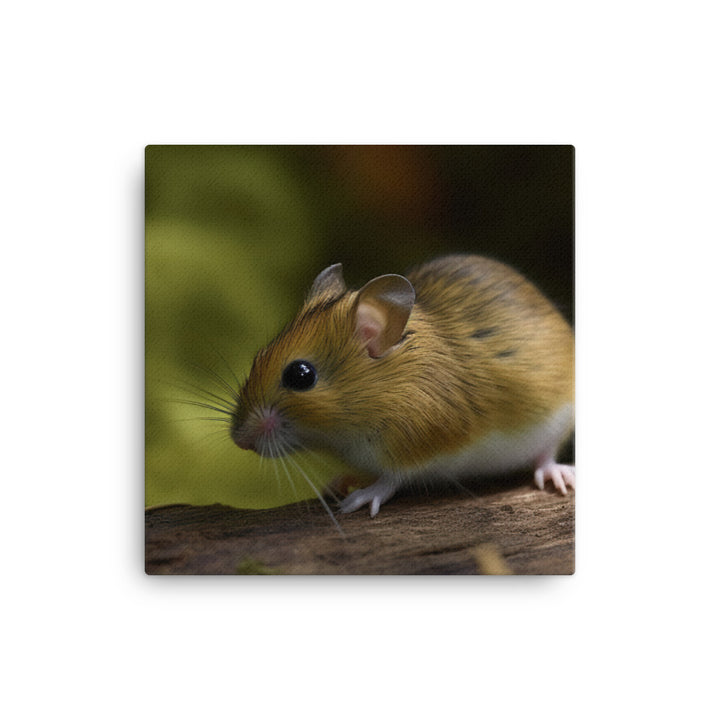 Woodland Jumping Mouse in its Natural Habitat canvas - Posterfy.AI