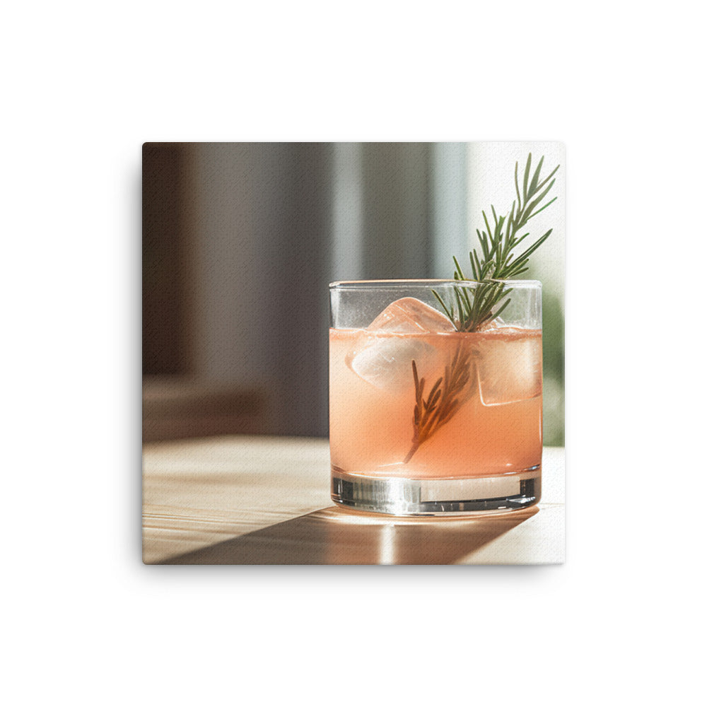 A Gin and Grapefruit Cocktail canvas - Posterfy.AI